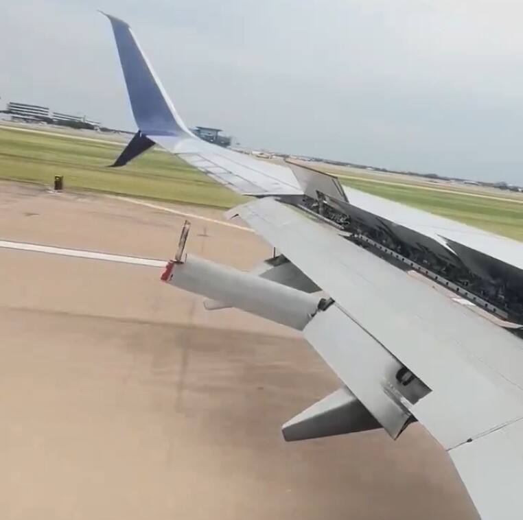 襟翼空中斷裂！達美航空客機緊急停飛