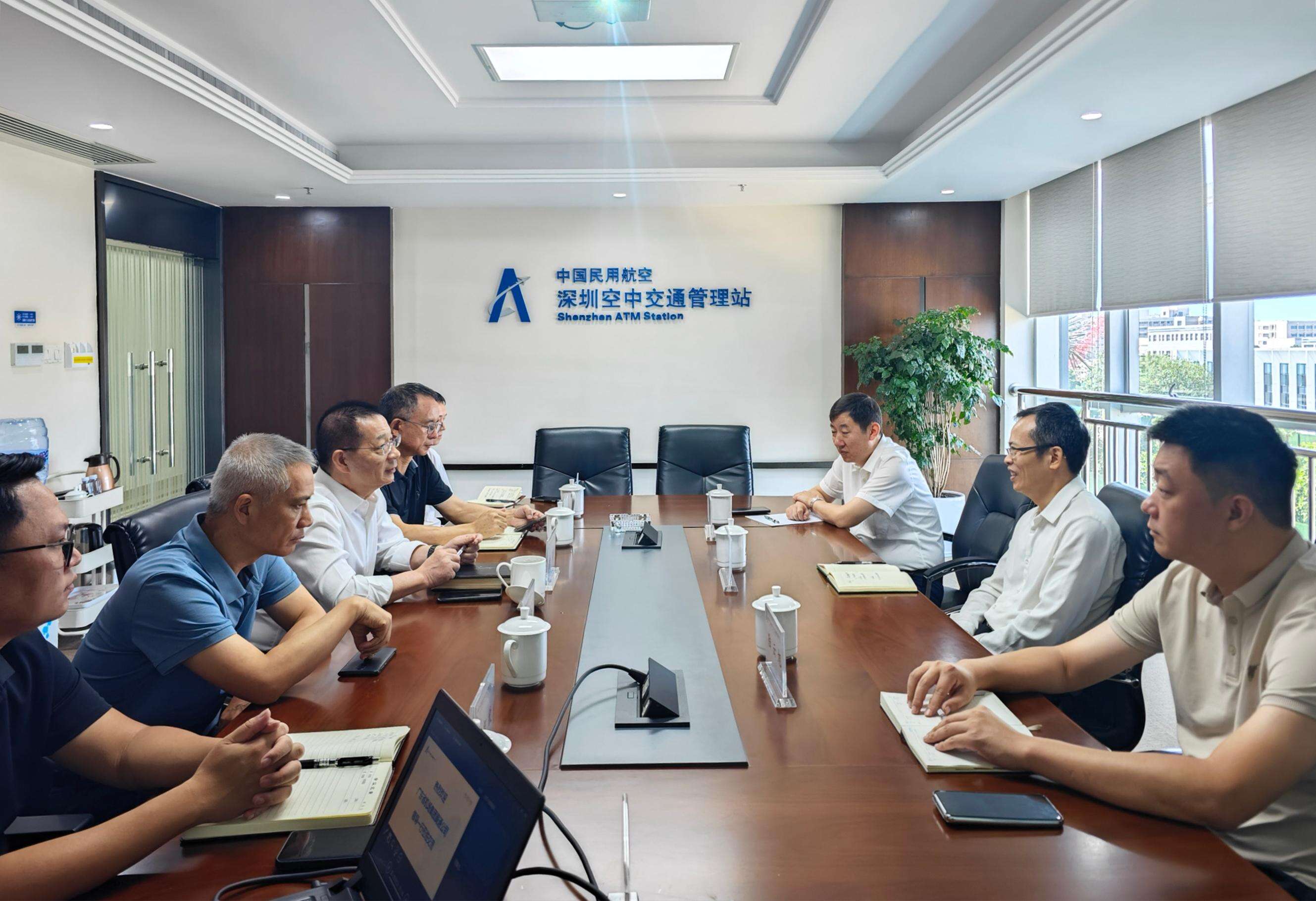 深圳空管实业公司与广东翼通深度交流共寻航空业务新突破
