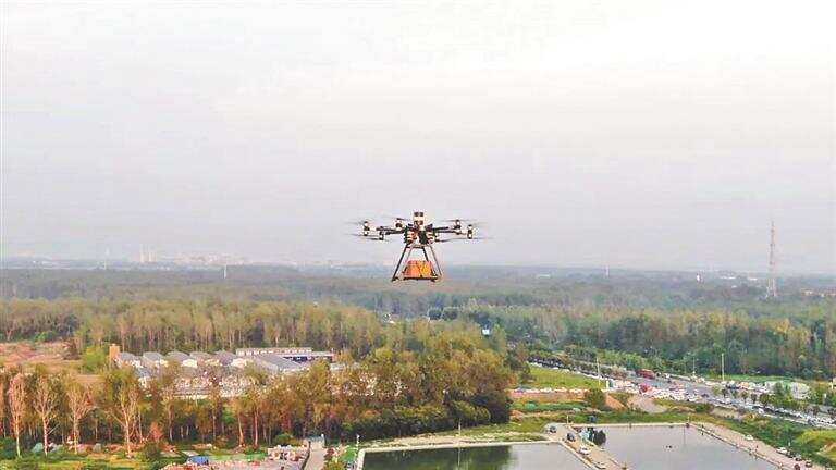 丰翼无人机助大圩葡萄乘“机”出皖