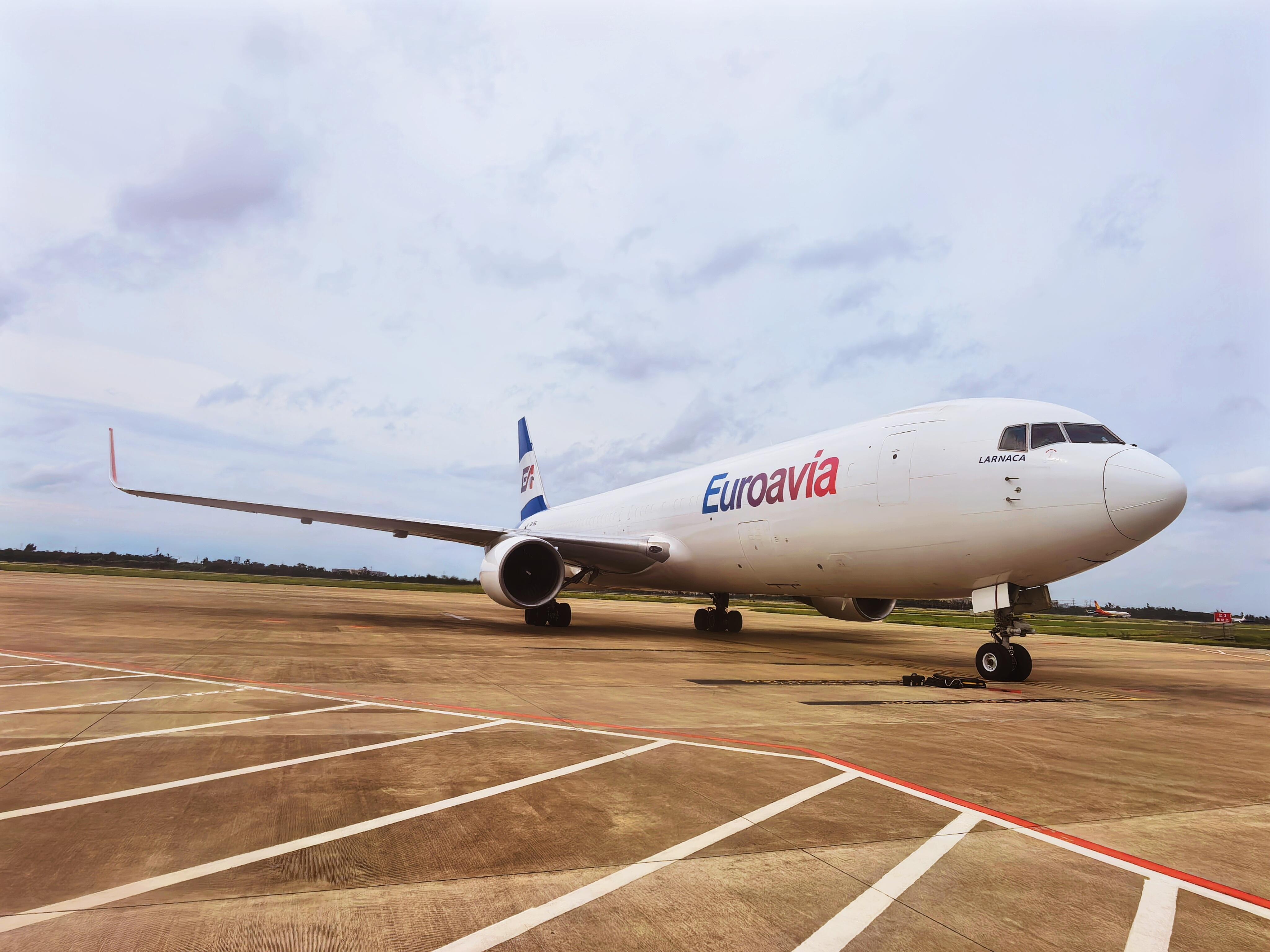 欧亚航空物流通道+1!海口美兰机场开通“海口-塞浦路斯-罗马”货运航线