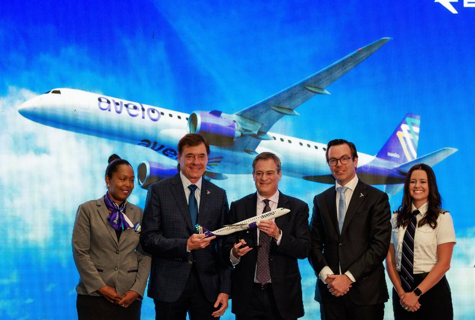 Avelo航空订购100架巴航工业E195-E2飞机