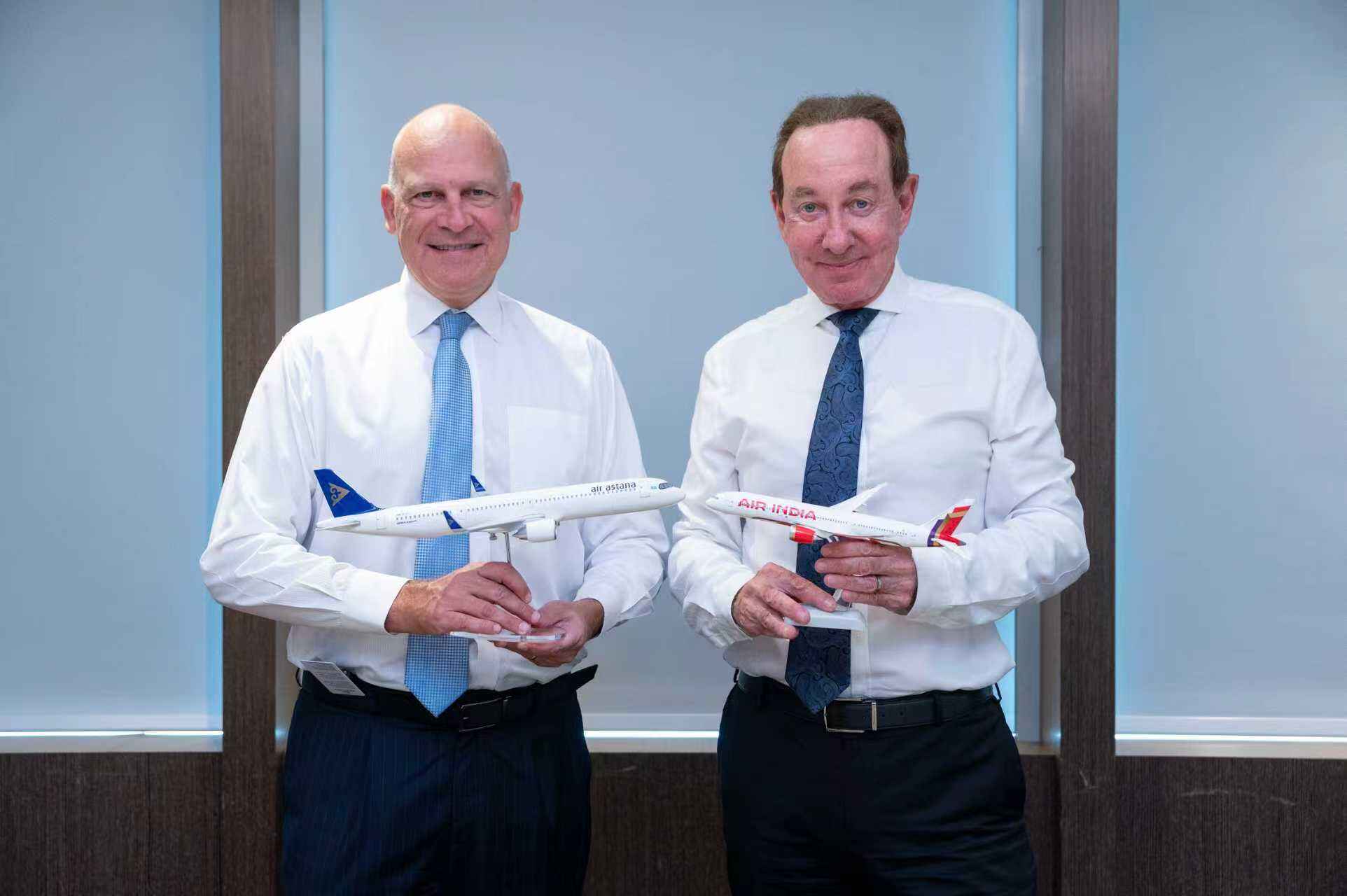 阿斯塔纳航空与印度航空达成代码共享合作