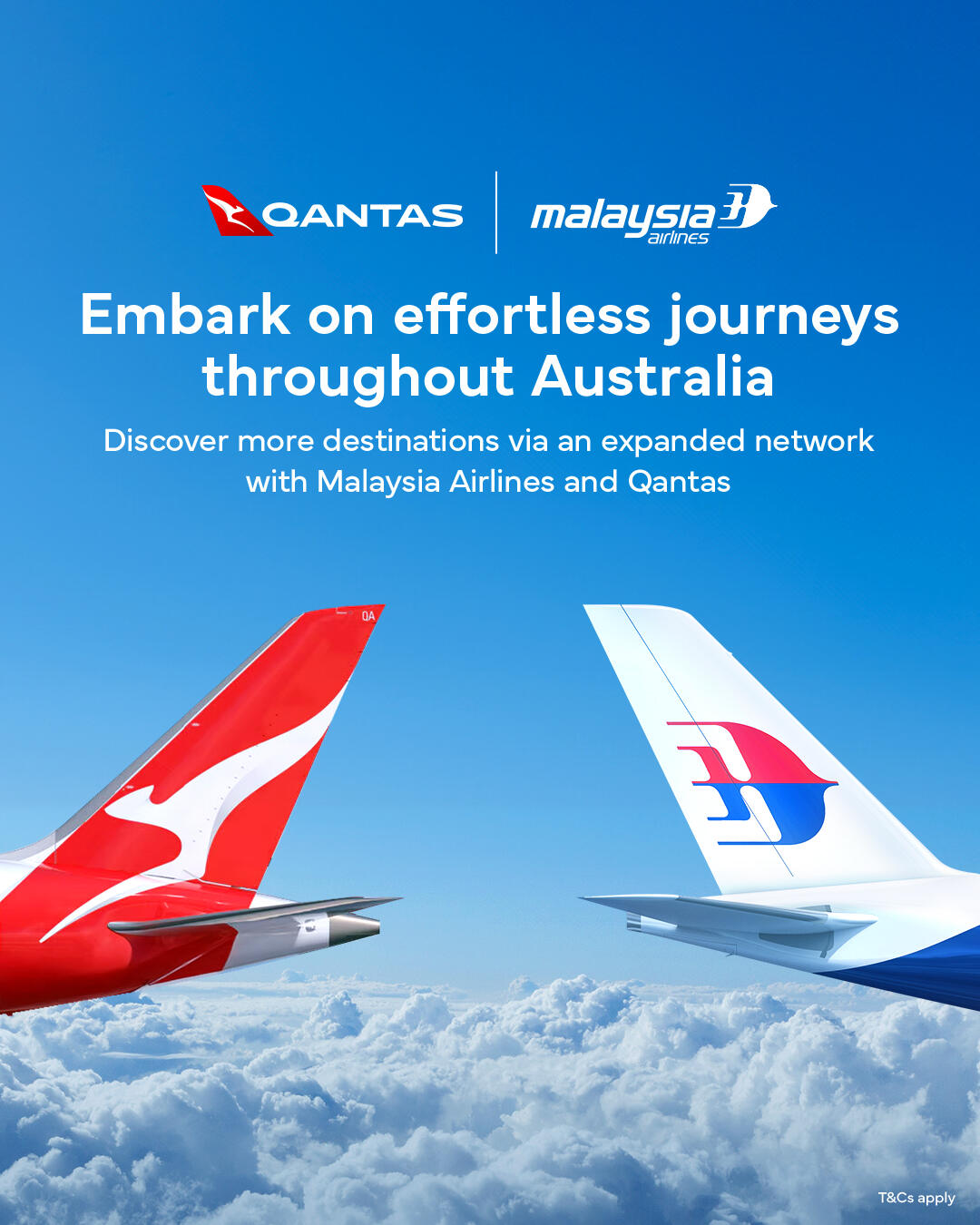 马航与澳航达成代码共享合作