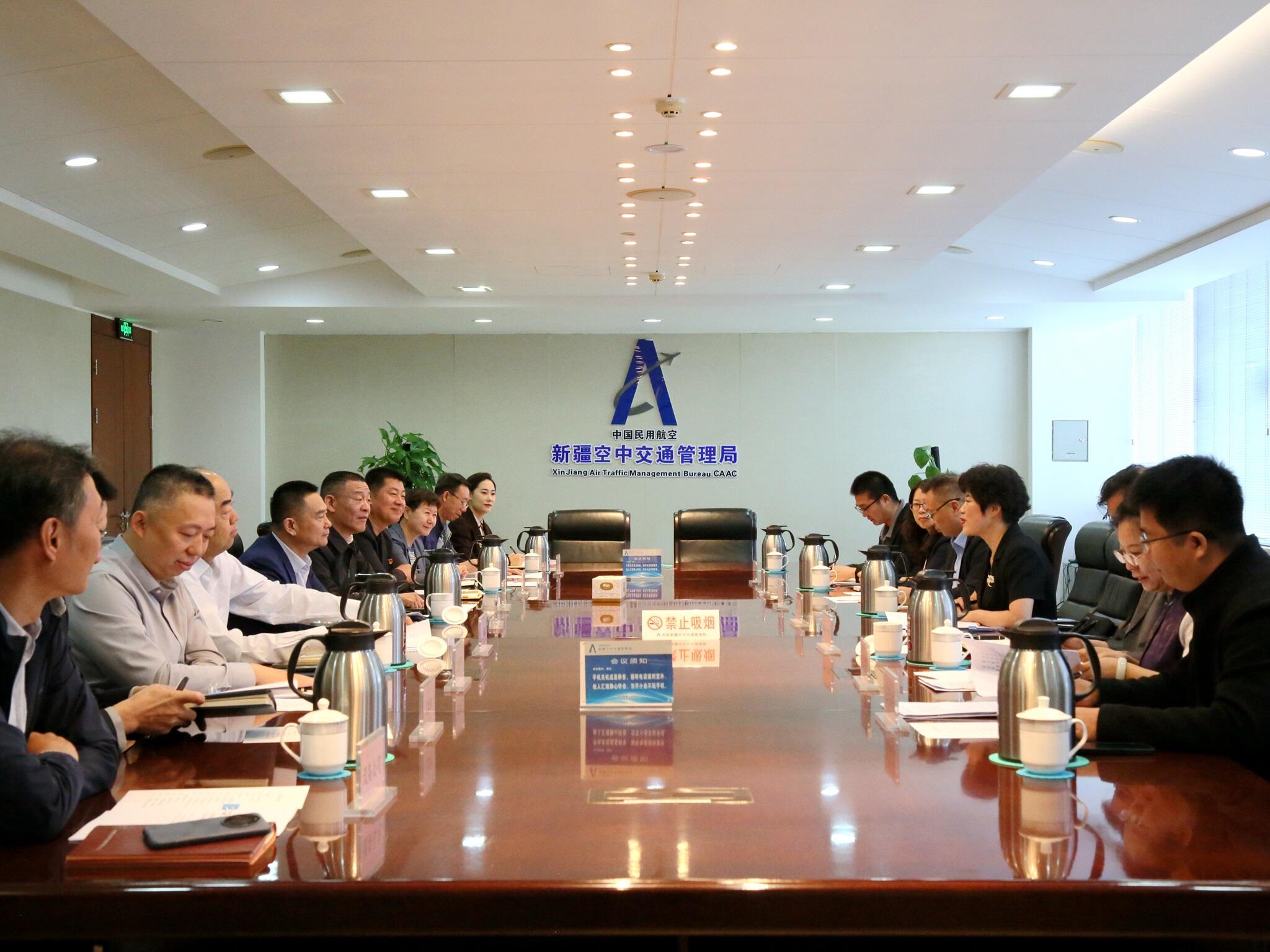 新疆昌吉学院一行赴新疆空管局开展交流