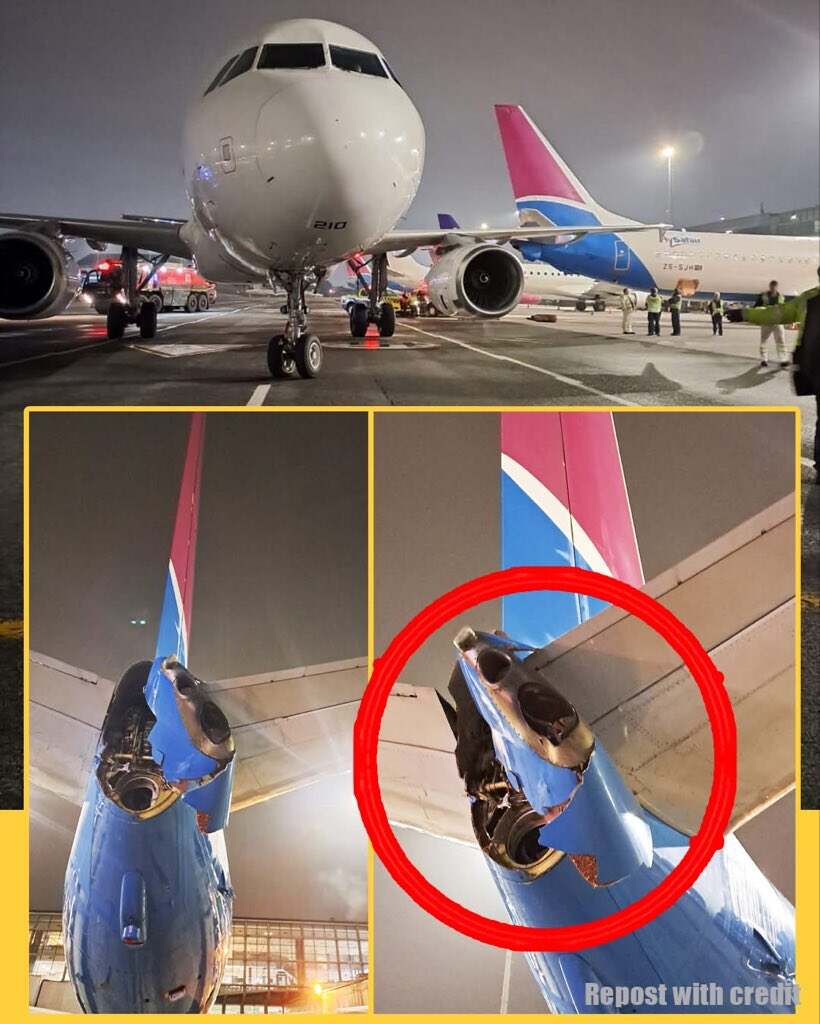 两架飞机在南非机场相撞