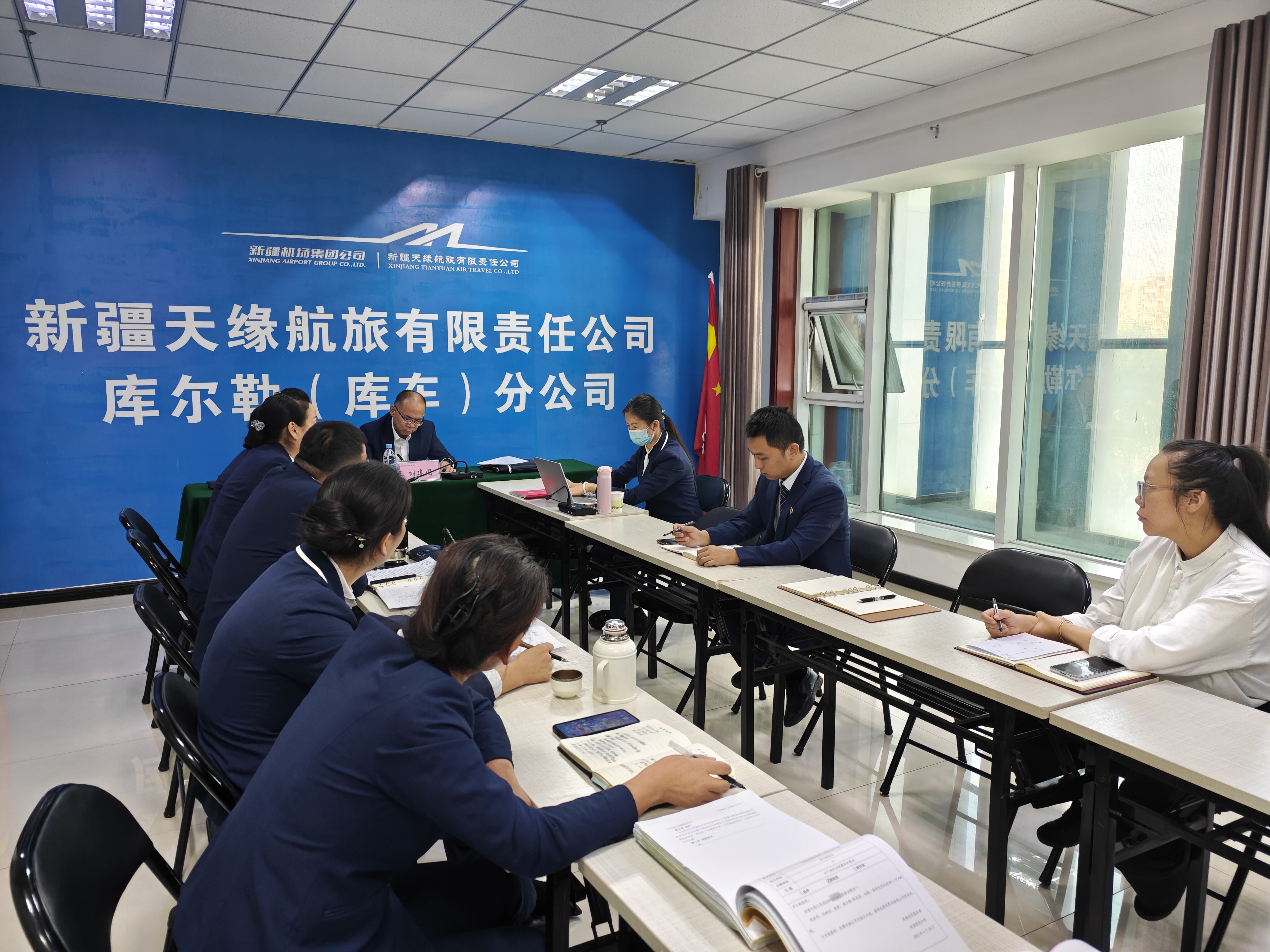 新疆机场集团天缘航旅公司领导赴库尔勒（库车）分公司库尔勒区域开展调研工作