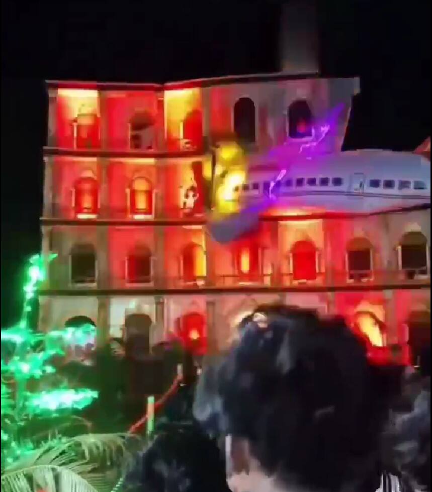 复刻印航坠机现场?印度节日引众怒