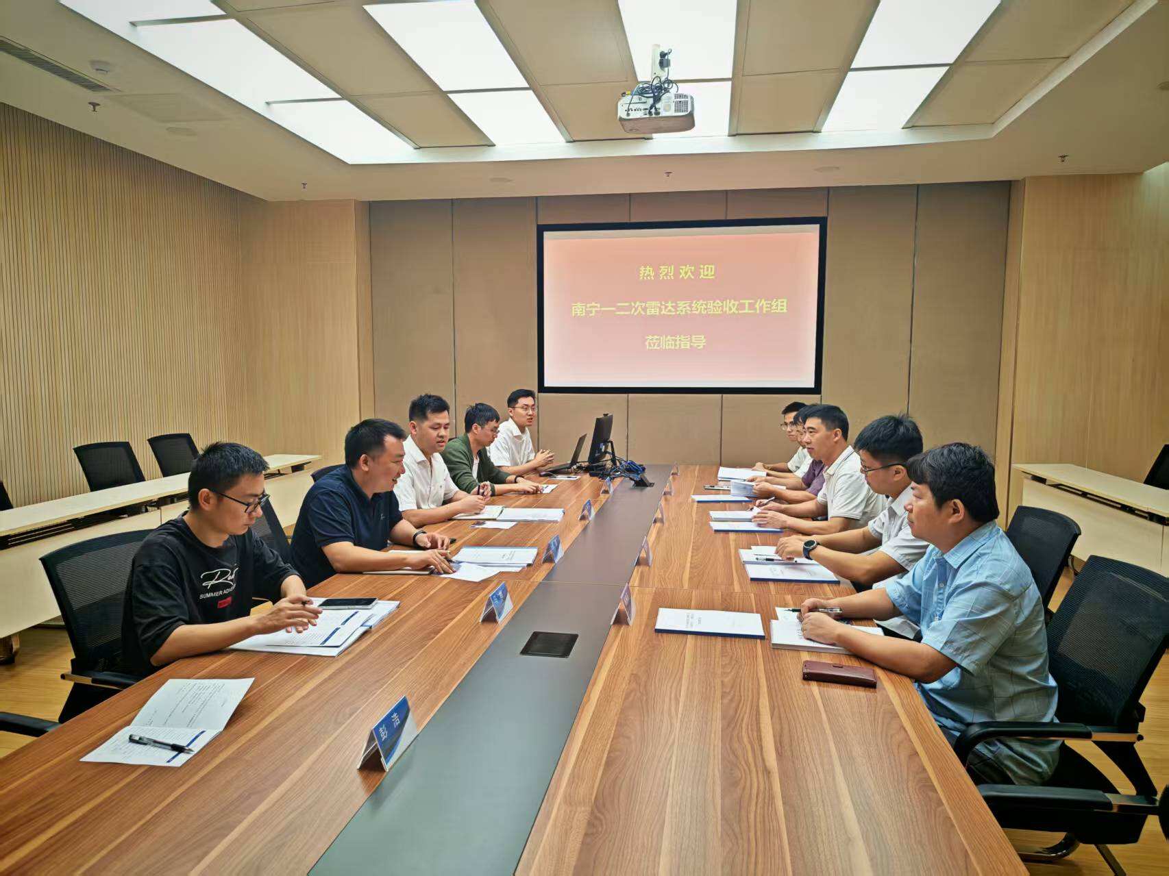 广西空管分局南宁一二次雷达设备工厂验收工作圆满完成