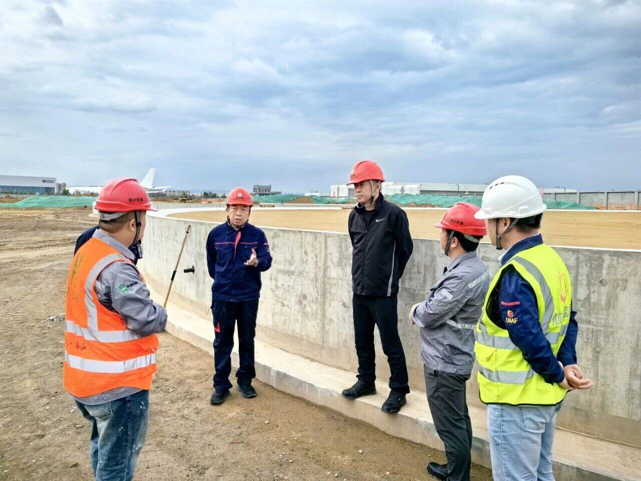 中国航油华北公司领导赴太原三期超危大工程现场检查