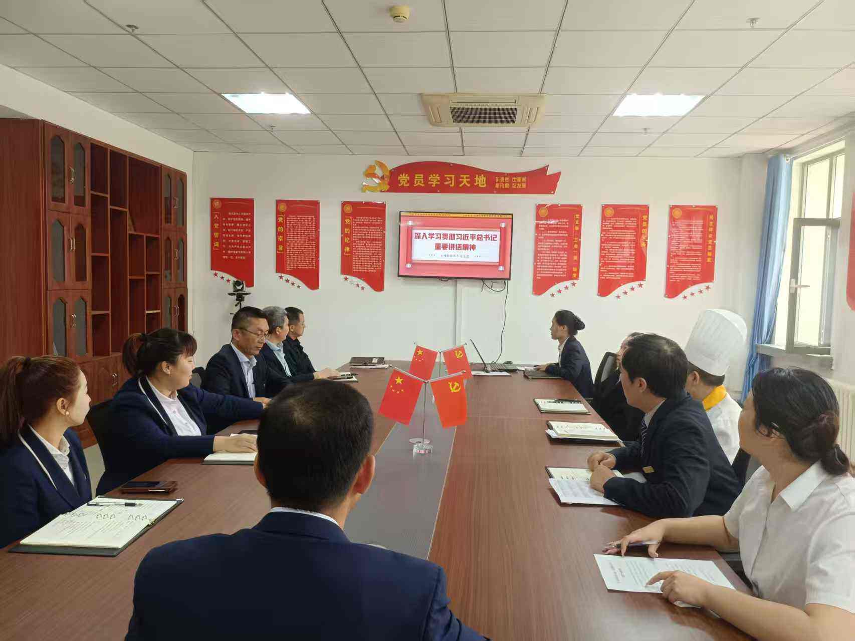 新疆机场集团天缘航旅有限责任公司库车党支部深入学习贯彻习近平总书记重要讲话精神