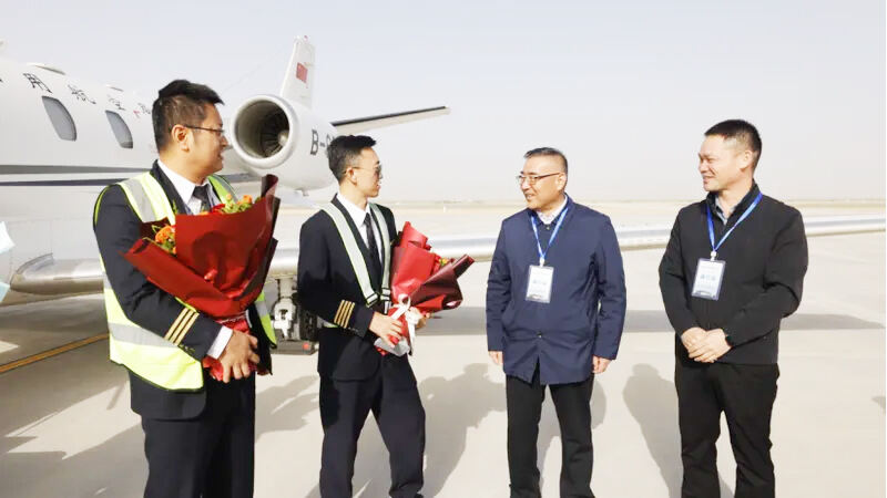 新疆机场集团巴音郭楞轮台机场投产飞行校验顺利完成