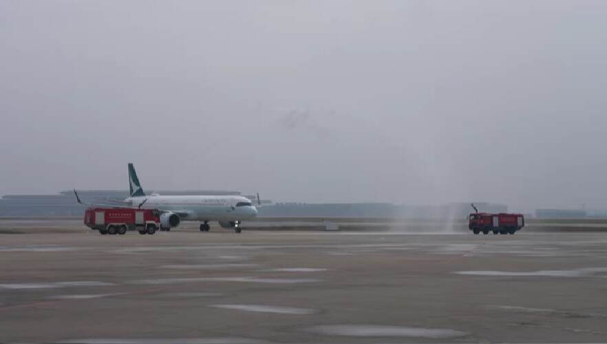 国泰航空长沙往返香港航线开航