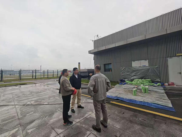 天府机场电力开关站防汛施工启动