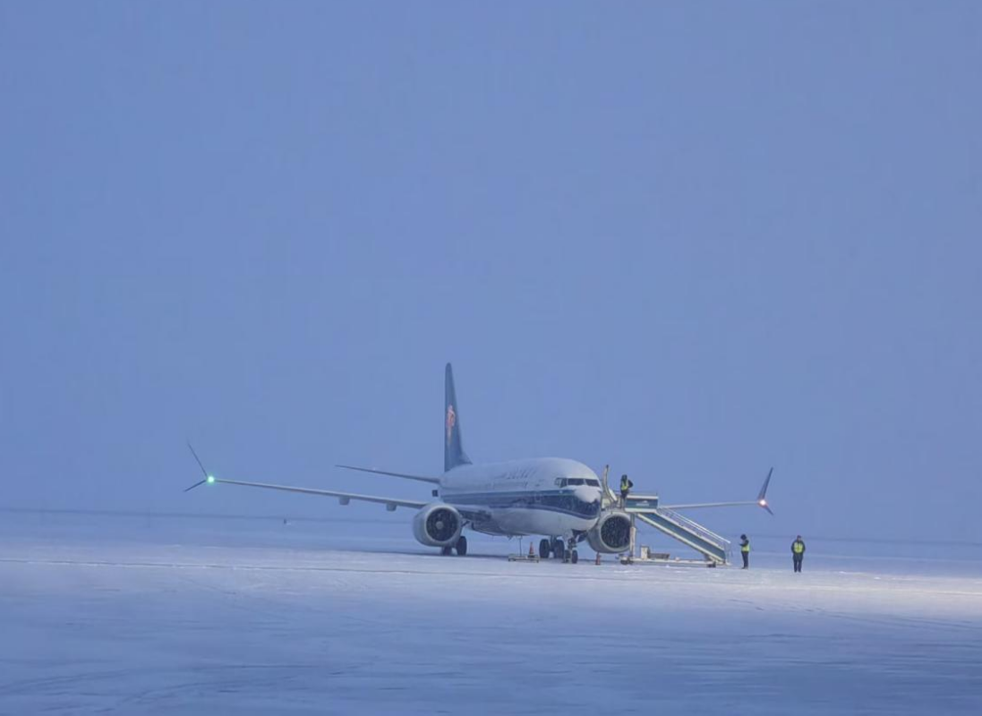 富蕴可可托海机场高效联动 顺利保障南航备降航班