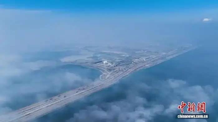 大连金州湾国际机场填海工程主体完工