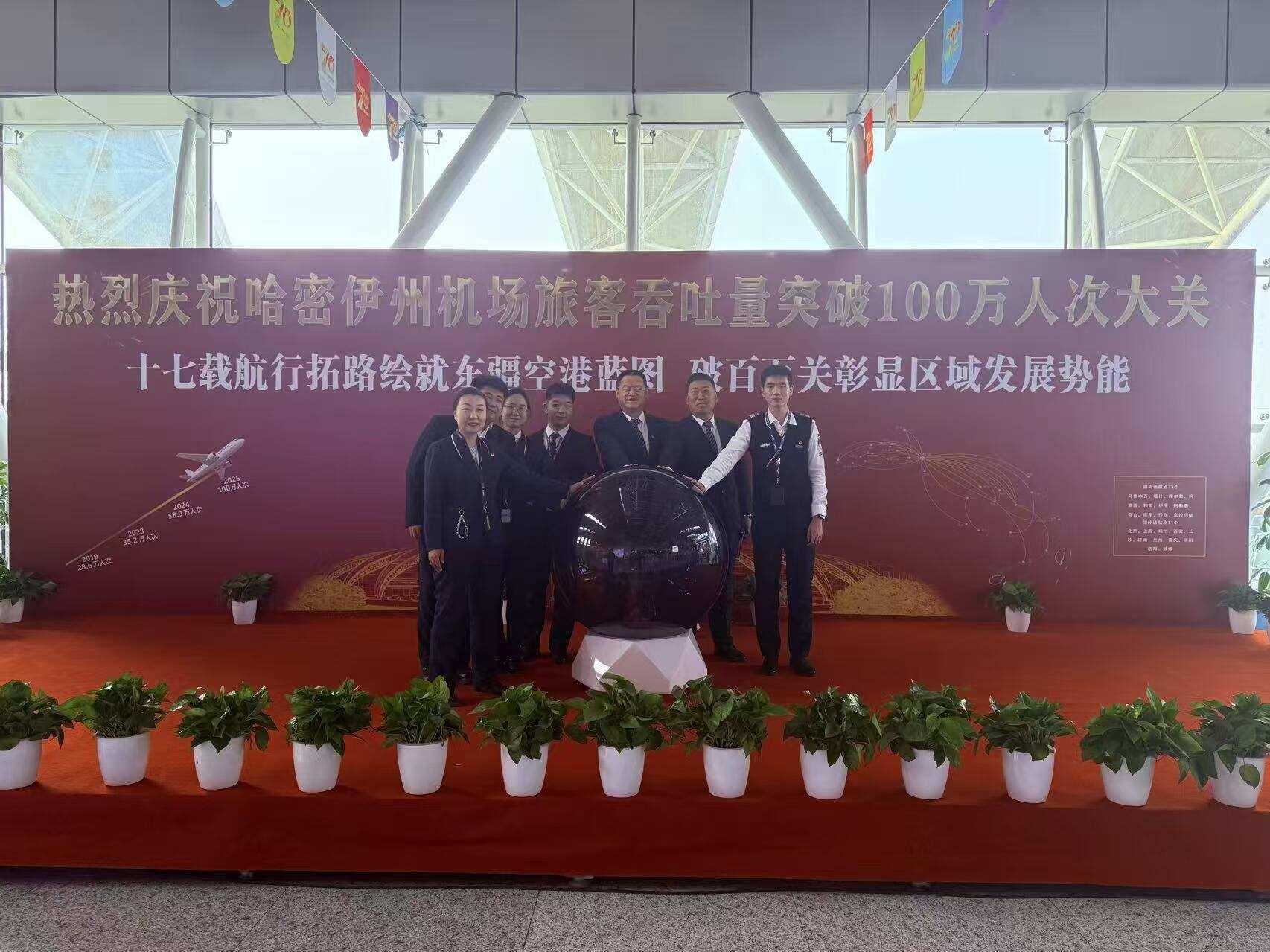 新疆机场集团哈密伊州机场年旅客吞吐量破百万 丝路机场新起航