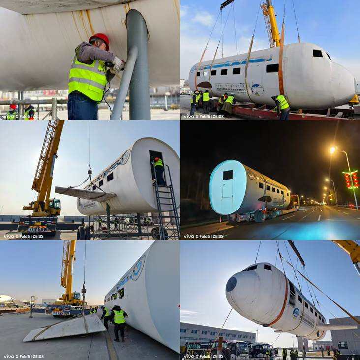 硬核搬迁！71件物资跨场“安家” 呼和浩特机场转场地面搬迁启幕