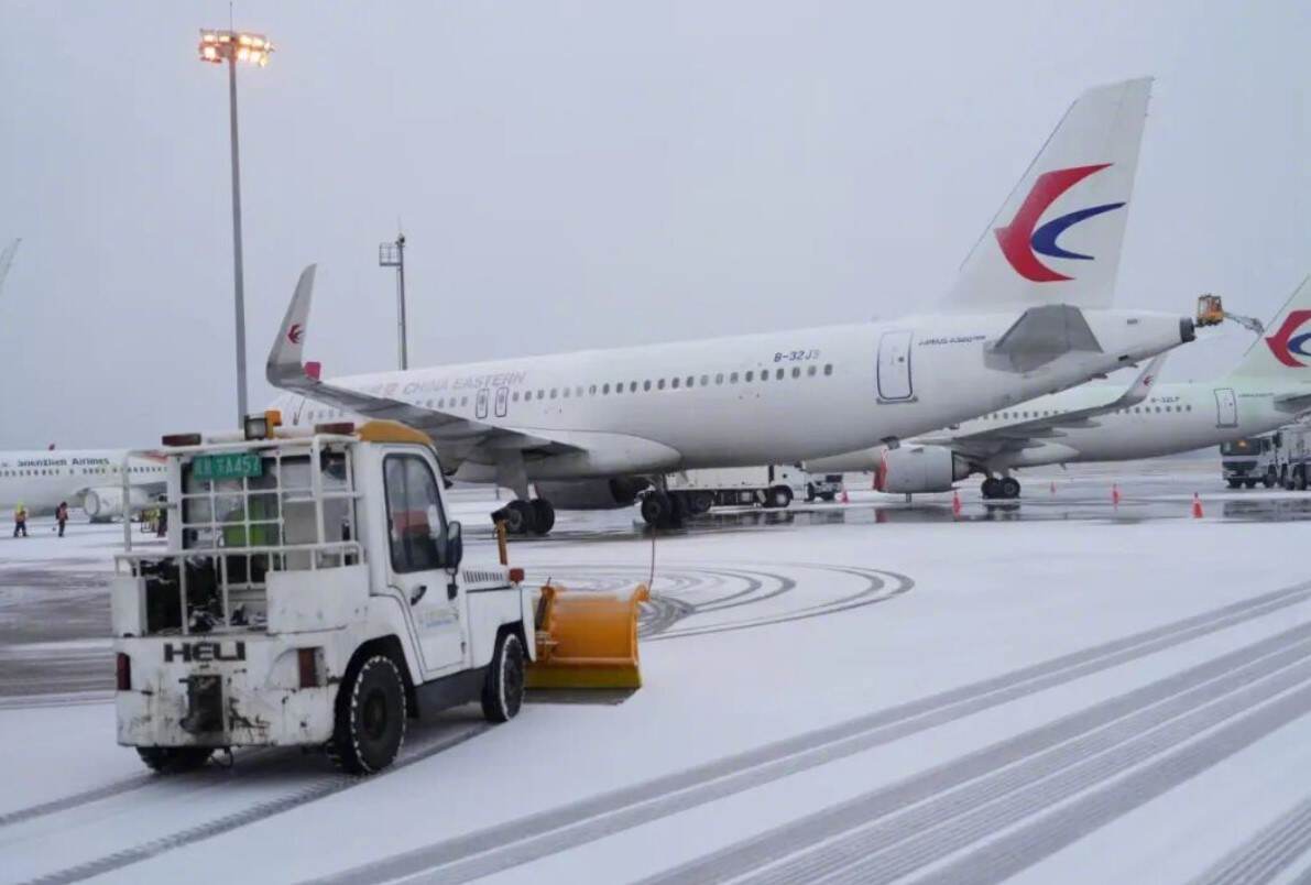 南京禄口机场航班小面积取消