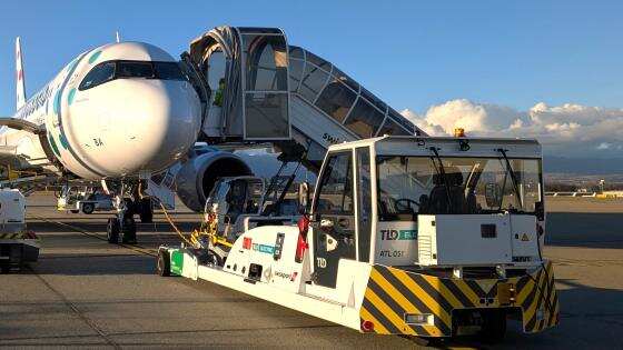 Swissport成功完成首次全电动飞机检修作业