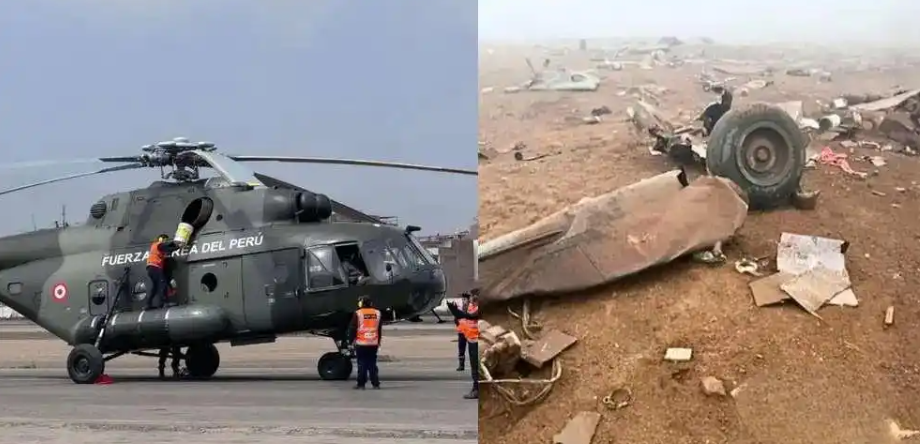 秘鲁一直升机坠毁 机上15人全部遇难