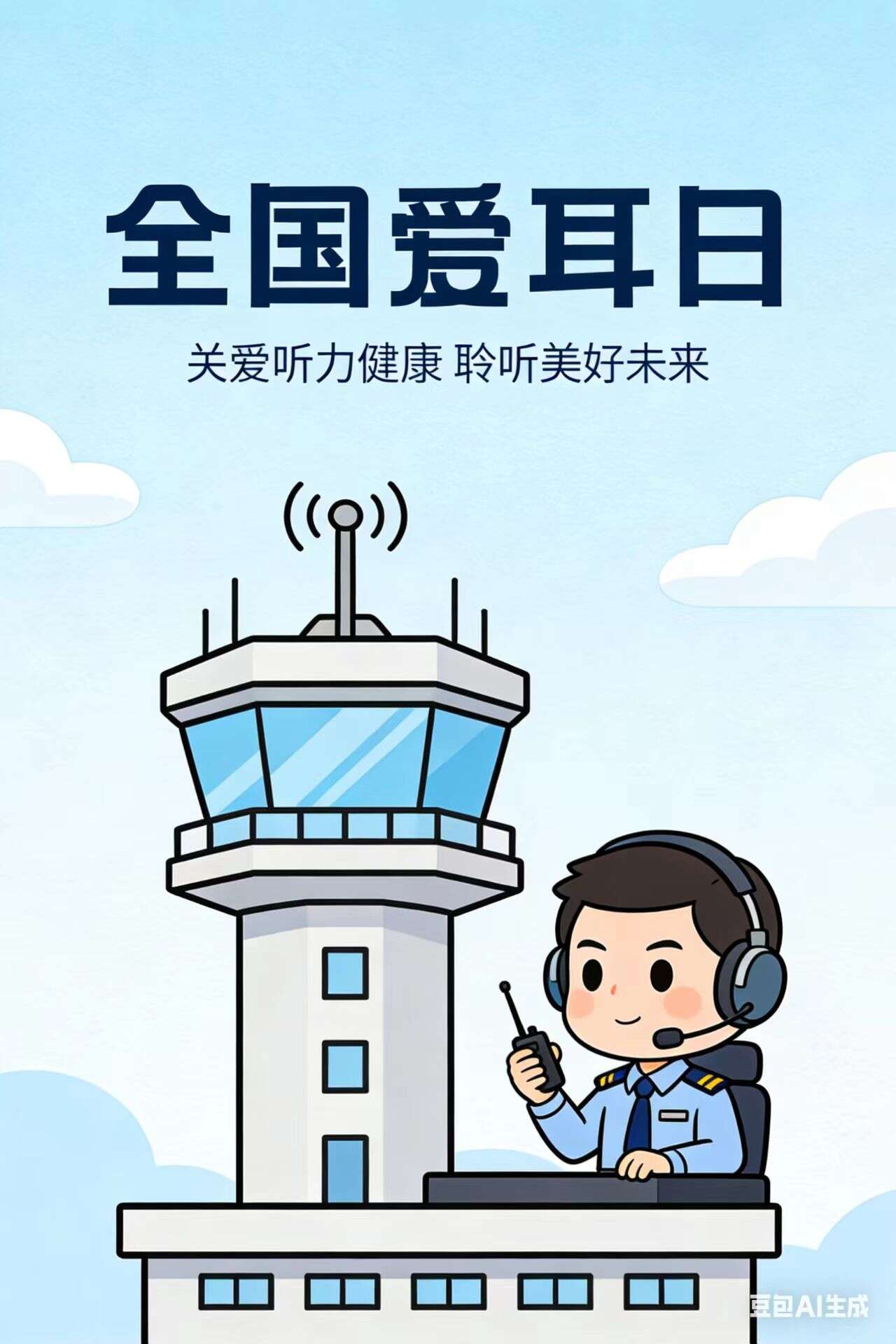 新疆机场集团克拉玛依古海机场管制室开展管制员护耳学习活动