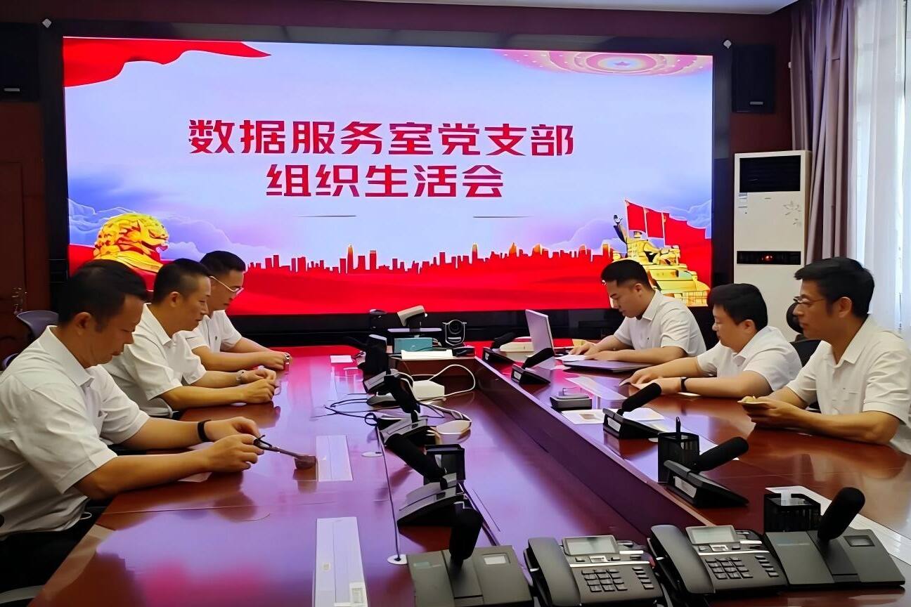 三亚空管站技保部数据服务室党支部召开2025年度组织生活会