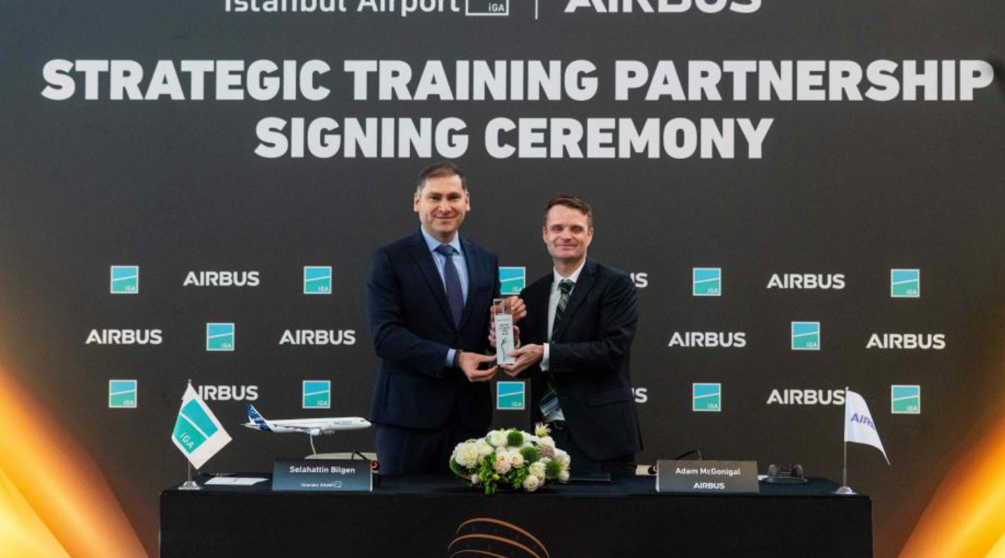 iGA伊斯坦布尔机场与空客签署航空培训战略合作协议