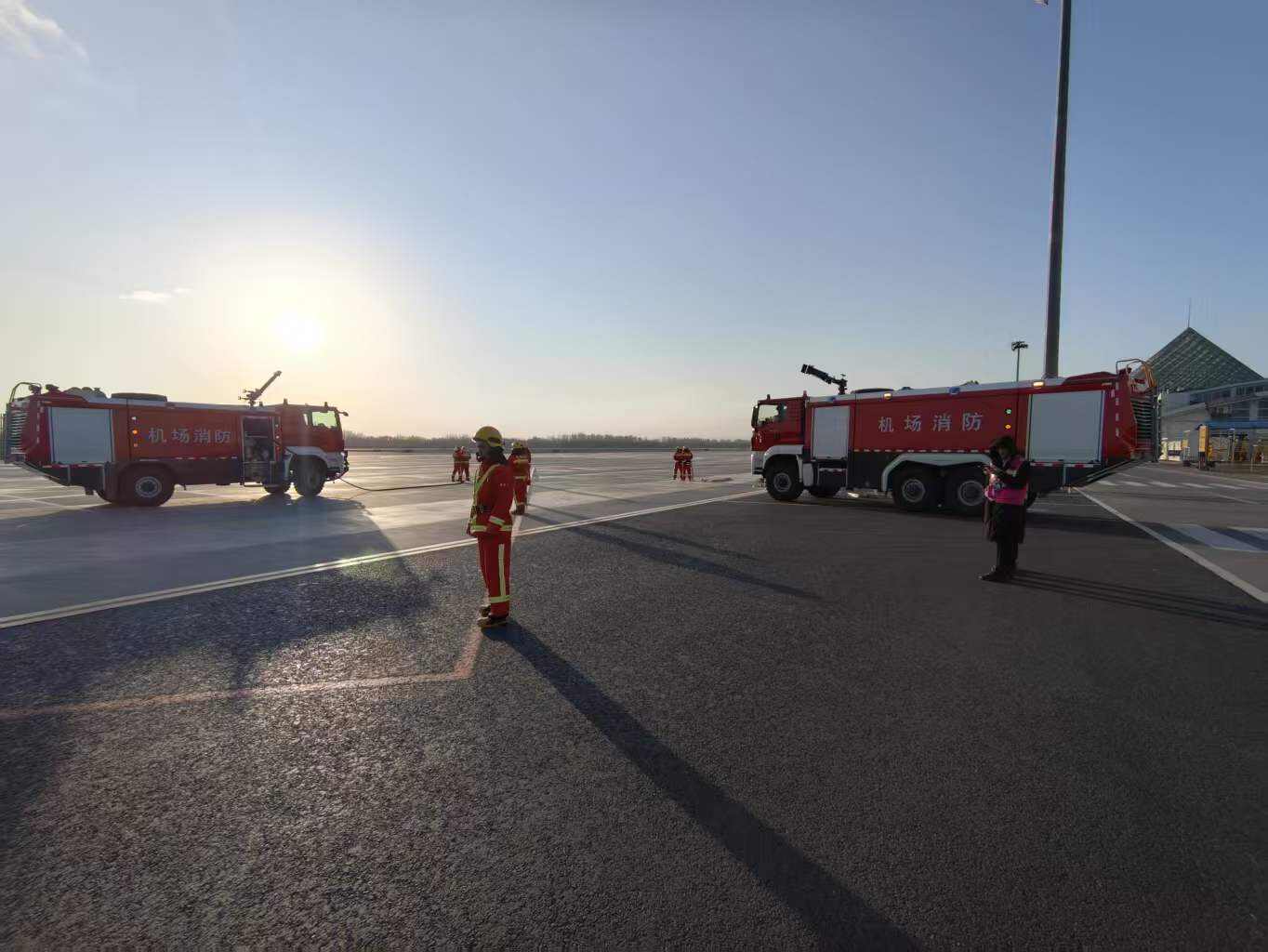 克拉玛依古海机场航空安全保卫部门开展鸟击返航应急演练 以实战标准筑牢空中安全屏障