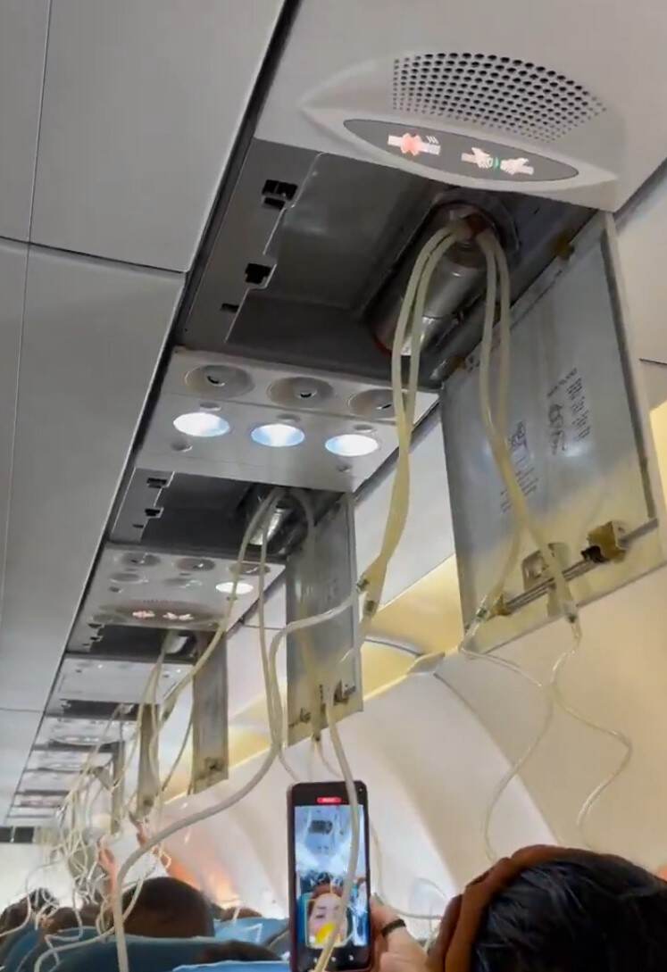 菲律宾航空一客机机舱氧气不足紧急降落
