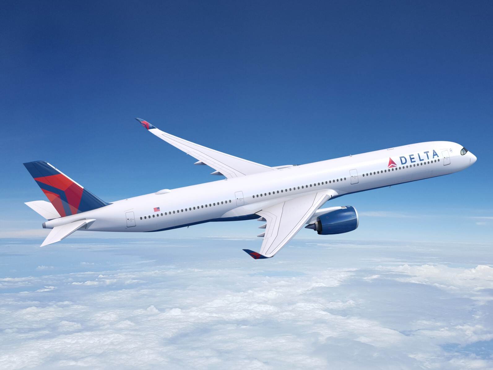 达美航空为其20架全新空客A350-1000飞机提供机上互联解决方案