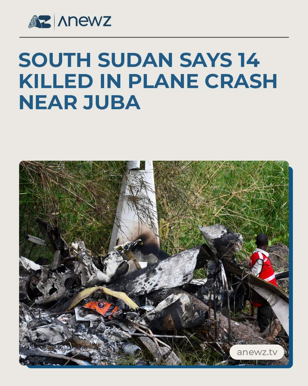 已致14人遇难！南苏丹一飞机失联后坠毁