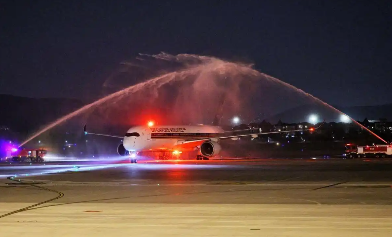 新加坡航空开通杭州航线