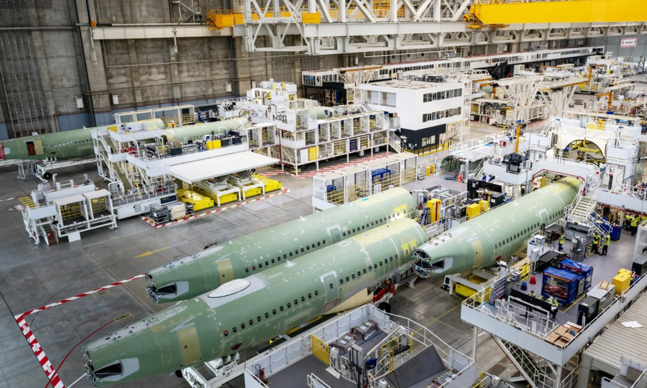 图卢兹A380厂房变身 空客启用第10条A320总装线