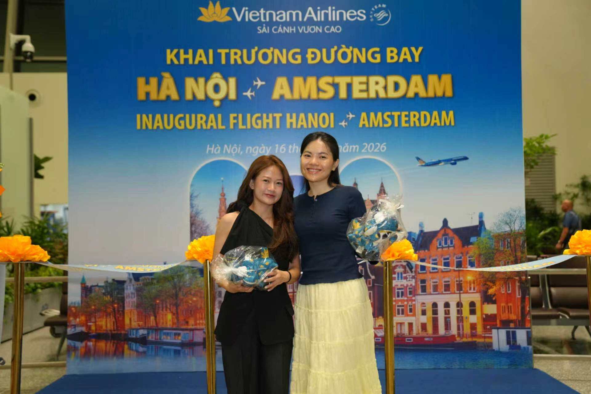 越南航空正式开通河内—阿姆斯特丹直飞航线