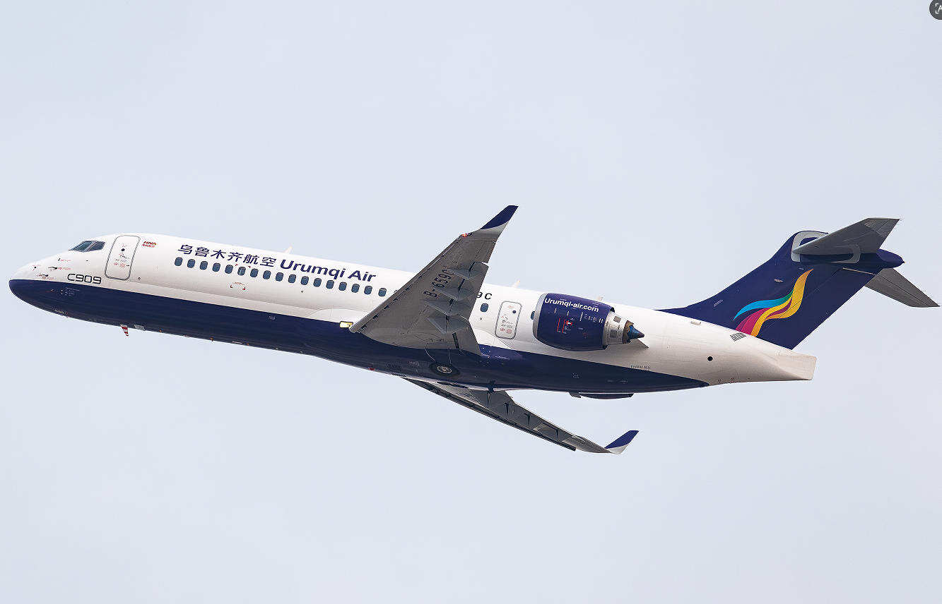 新海航乌鲁木齐航空布局暑运新疆市场，C909国产客机执飞7条疆内航线