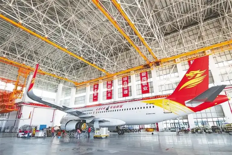 海口空港综保区保税维修业务快速增长——飞机维修订单排至年底
