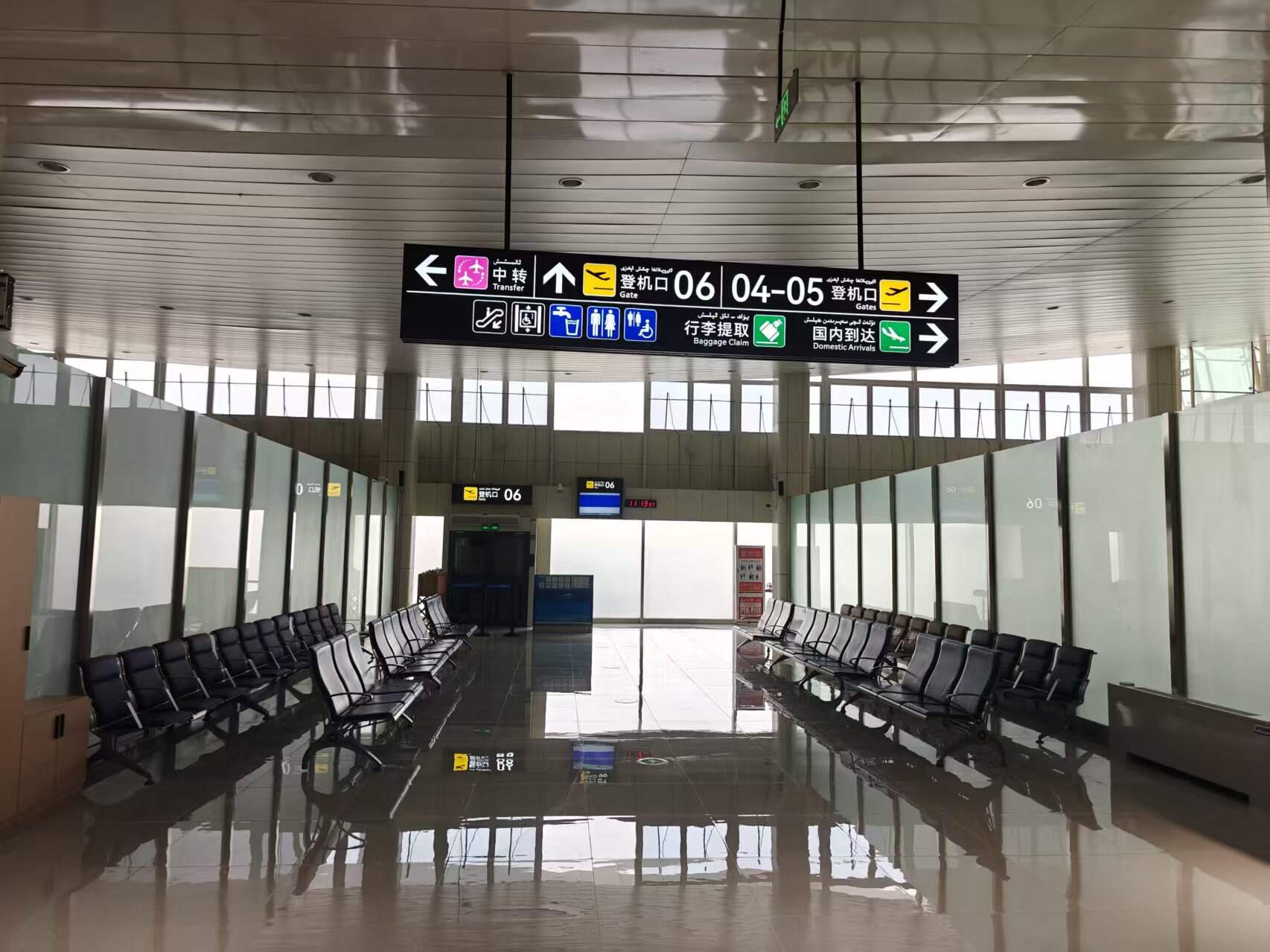 新疆机场集团库尔勒梨城机场T1改造投用 扩容候机区域 双楼协同保障再升级