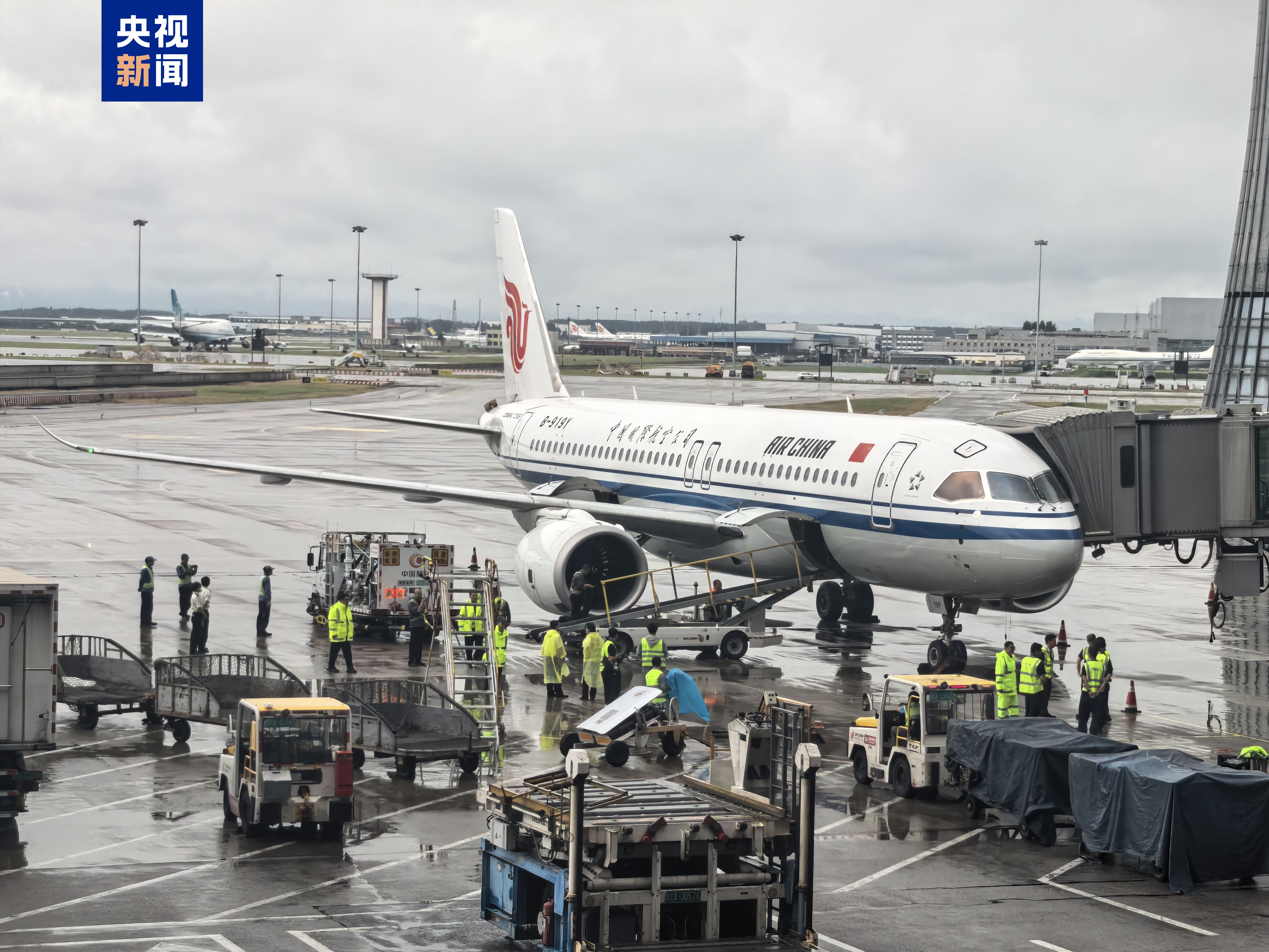 C919首航北京—乌兰巴托 国产大飞机正式执飞国际商业航线