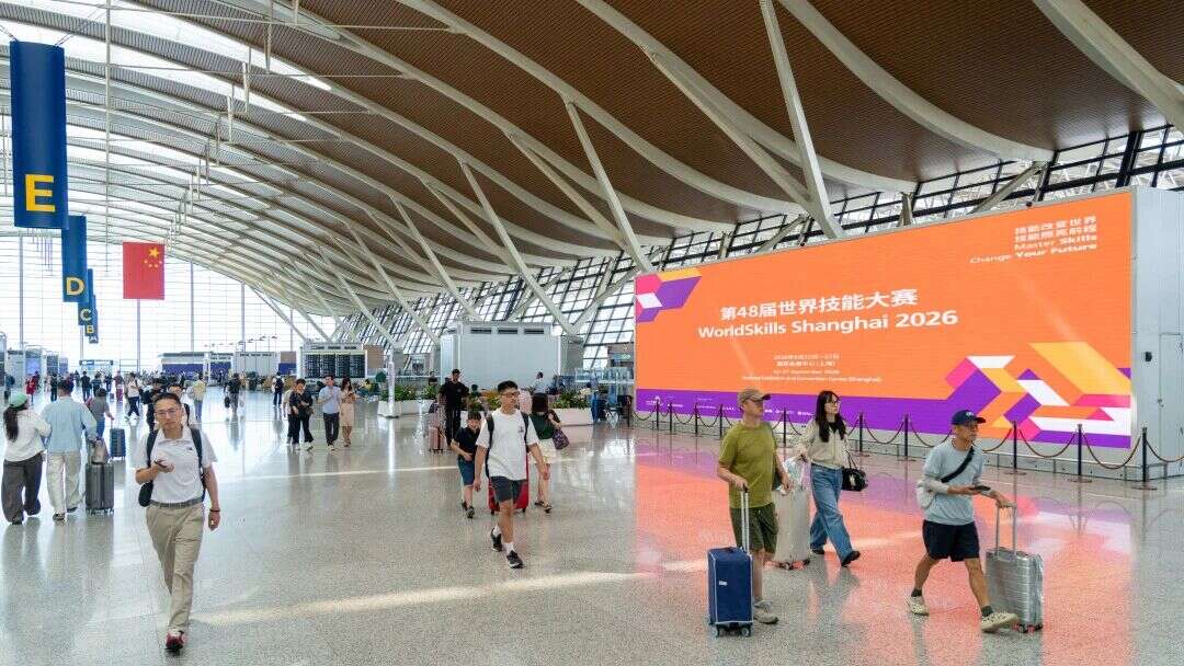 以上乘服务迎送选手宾客,上海机场全方位保障第48届世界技能大赛